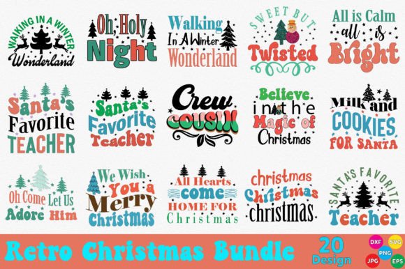Download Retro Christmas Bundle - Premium Bundle