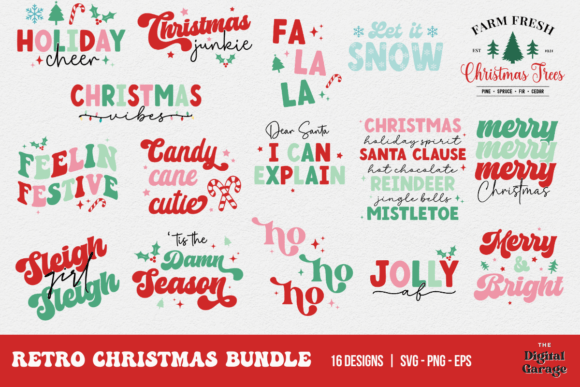 Download Retro Christmas Bundle - Premium Resources