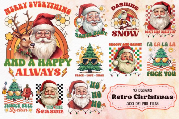 Download Retro Christmas Bundle - Premium Resources